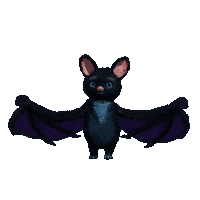 Bat Flapping Sticker