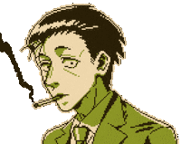 Sasaki Smoking Sticker