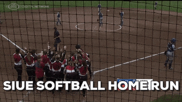 home run siue softball GIF by SIUE Cougars