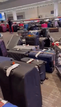 'What Is Going On?': Baggage Piled Up at Toronto Airport