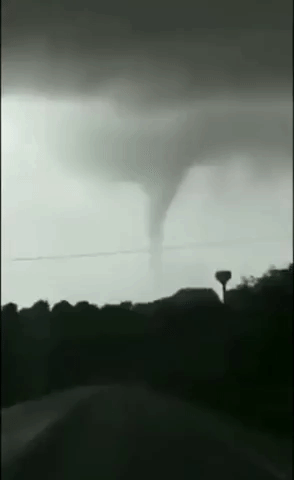 Twister Swirls Near Troy Amid Kansas Tornado Warnings