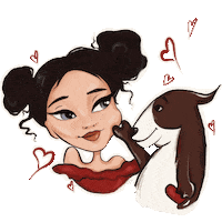 Dog Love Sticker