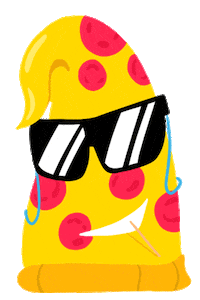 Food Pizza Sticker by Manon Mooky