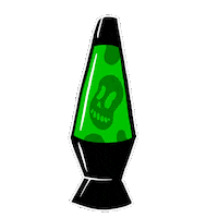 Skull Glow Sticker by NicholasDanger