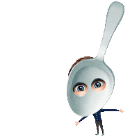Geoffgodwin Spoon Me Sticker by Genies