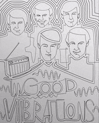 Coloring Book GIF by The Beach Boys