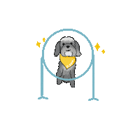 Cute Dog Pippa Sticker