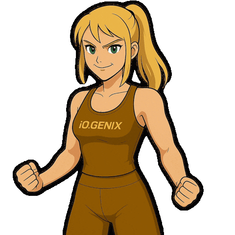 Power Yes Sticker by Io.Genix