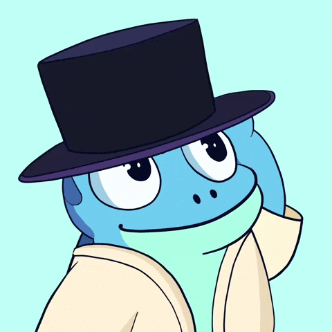 Greeting Top Hat GIF by Croakey
