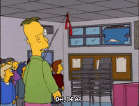 Apologizing Season 3 GIF by The Simpsons