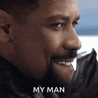 Denzel Washington Wink GIF by slicedbread