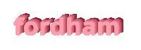 fordhamlaw fordham Sticker