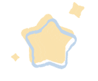 Astyet cute kawaii star magical Sticker