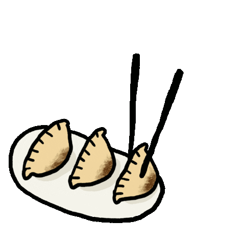 Japan Eating Sticker