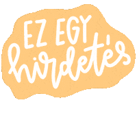 Hirdetes Sticker