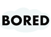 Bored Work From Home Sticker