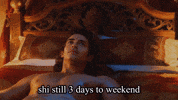 Tired Weekend GIF by Collective Media Network
