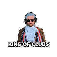King Of Clubs Sticker