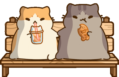 Cats Sticker by Bichi Mao