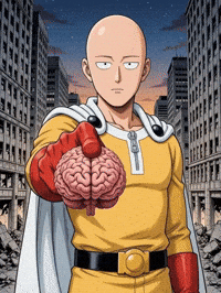 Brain Anime Meme GIF