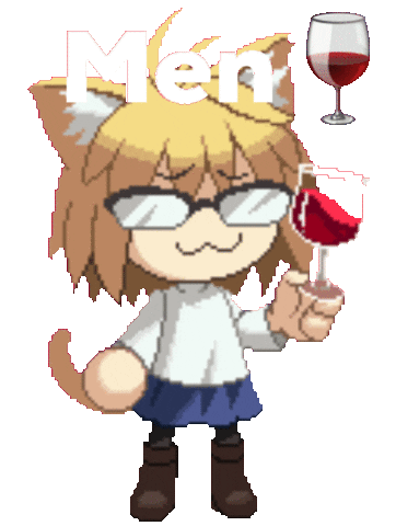 alonyer1 men nekoarc Sticker