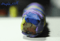 stupid_clay animation trippy trip hypnotic GIF