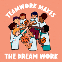 Teamwork Makes The Dream Work Win GIF by All Better