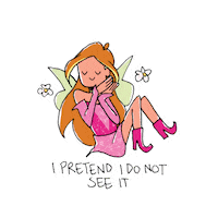 Flora I Dont See It Sticker by Winx Club