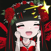rosynvrje happy light cheer chibi GIF
