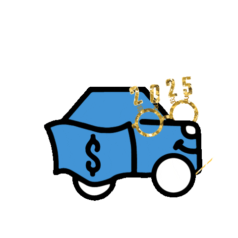 New Years Nye Sticker by Wheelzy