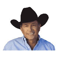 country music texas Sticker by George Strait