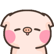 Happy Pig Sticker