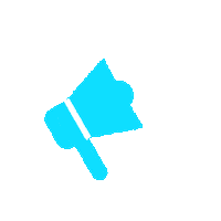 Dulidaily new blue attention announcement Sticker