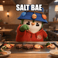 Salt Bae Cooking GIF by ZaddyFi