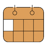 Drop Calendar Sticker by Shert