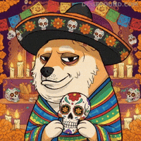 Celebrating Day Of The Dead GIF by Doge Pound