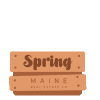 Spring Sticker by Maine Real Estate Co