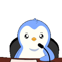 Penguin Testify Sticker by Pudgy Penguins