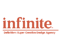 We Are Infinite Blood Orange Sticker by Infinite™ Design Studio