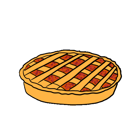 Cake Pie Sticker by Visual Stories by MJ