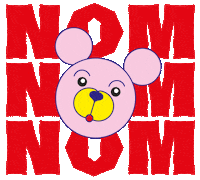 Happy Nom Nom Sticker