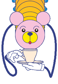 Have At It Flat White Sticker