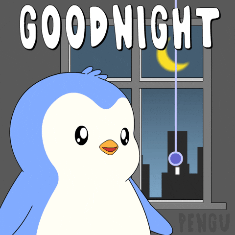 Sleepy Good Night GIF by Pudgy Penguins