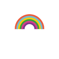 Sticker Rainbow Sticker by Kim Campbell
