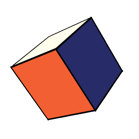 Cube Sticker by Agence Nest