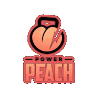 Power Peach Sticker by Luxalete Athletics