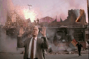 Explosion Remain Calm GIF