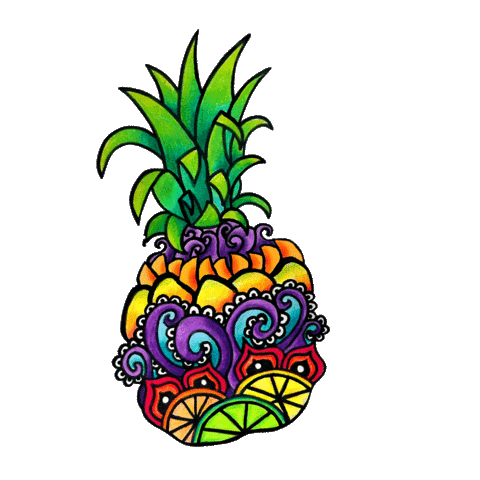 islandgrovewine giphyupload pineapple island grove island grove wine company Sticker