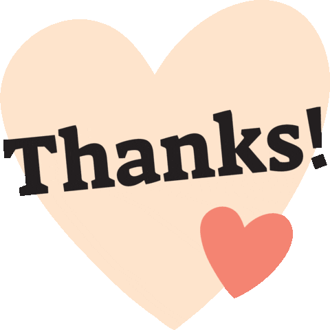 Thanks Sticker by Tinyhood