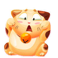 Scaredy Cat Reaction Sticker by Words With Friends